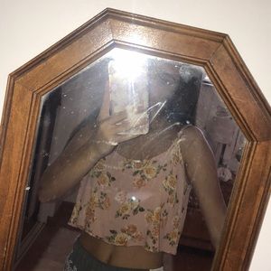 Super cute floral crop top from forever21